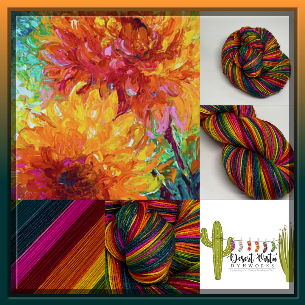 Mums Seven Stripe Self Striping Yarn