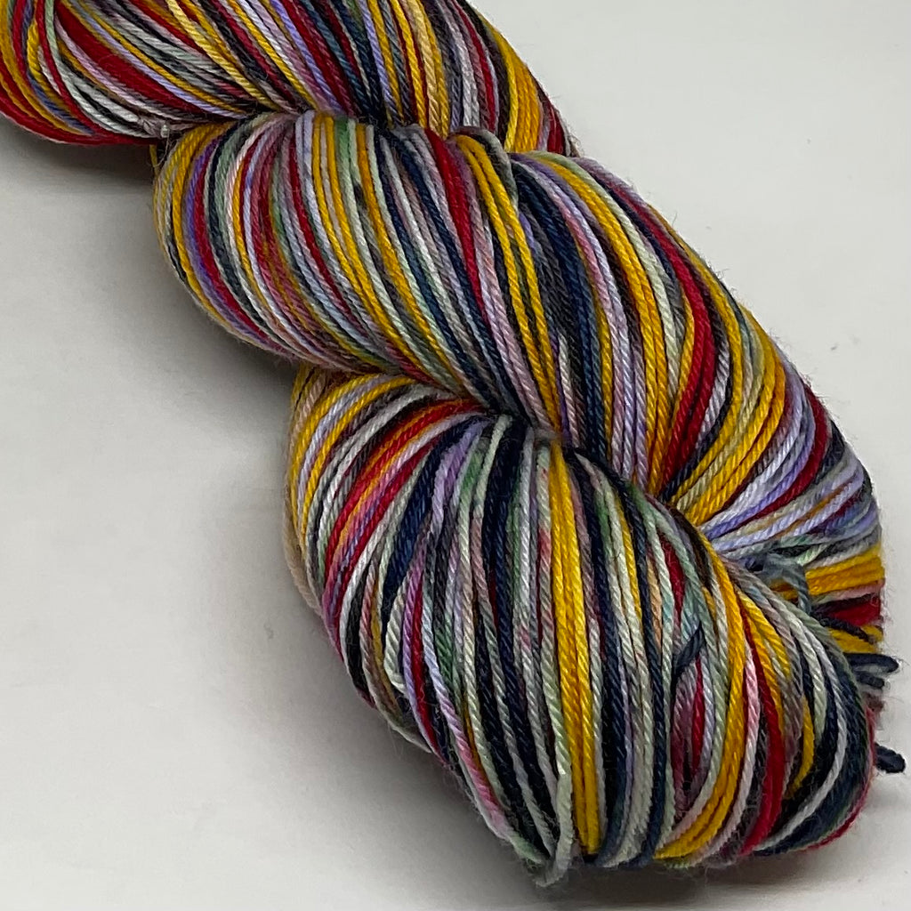 Herme the ZomBody Elf Six Stripe Self Striping Yarn