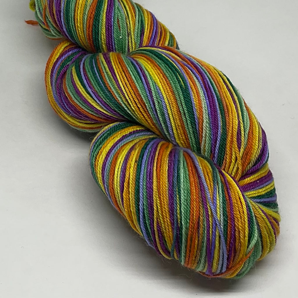 The Rising Sunflowers Eight Stripe Self Striping Yarn