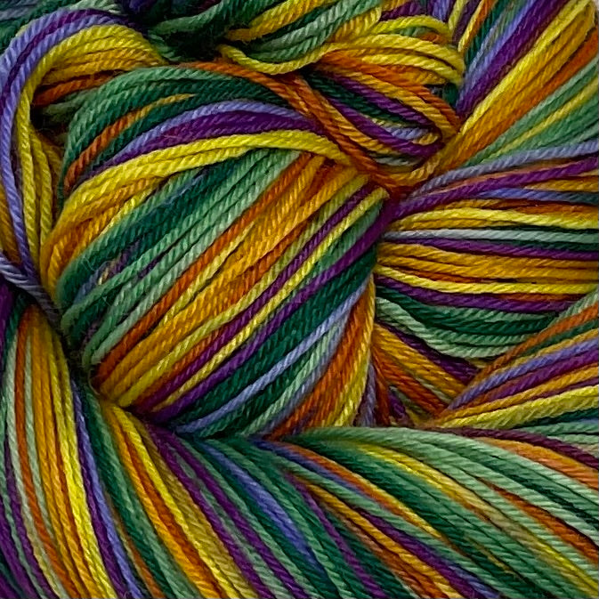 The Rising Sunflowers Eight Stripe Self Striping Yarn