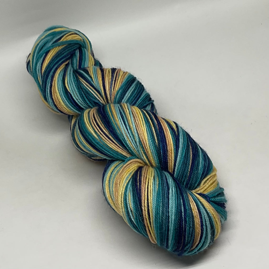 Indigo Desert Night Six Stripe Self Striping Yarn