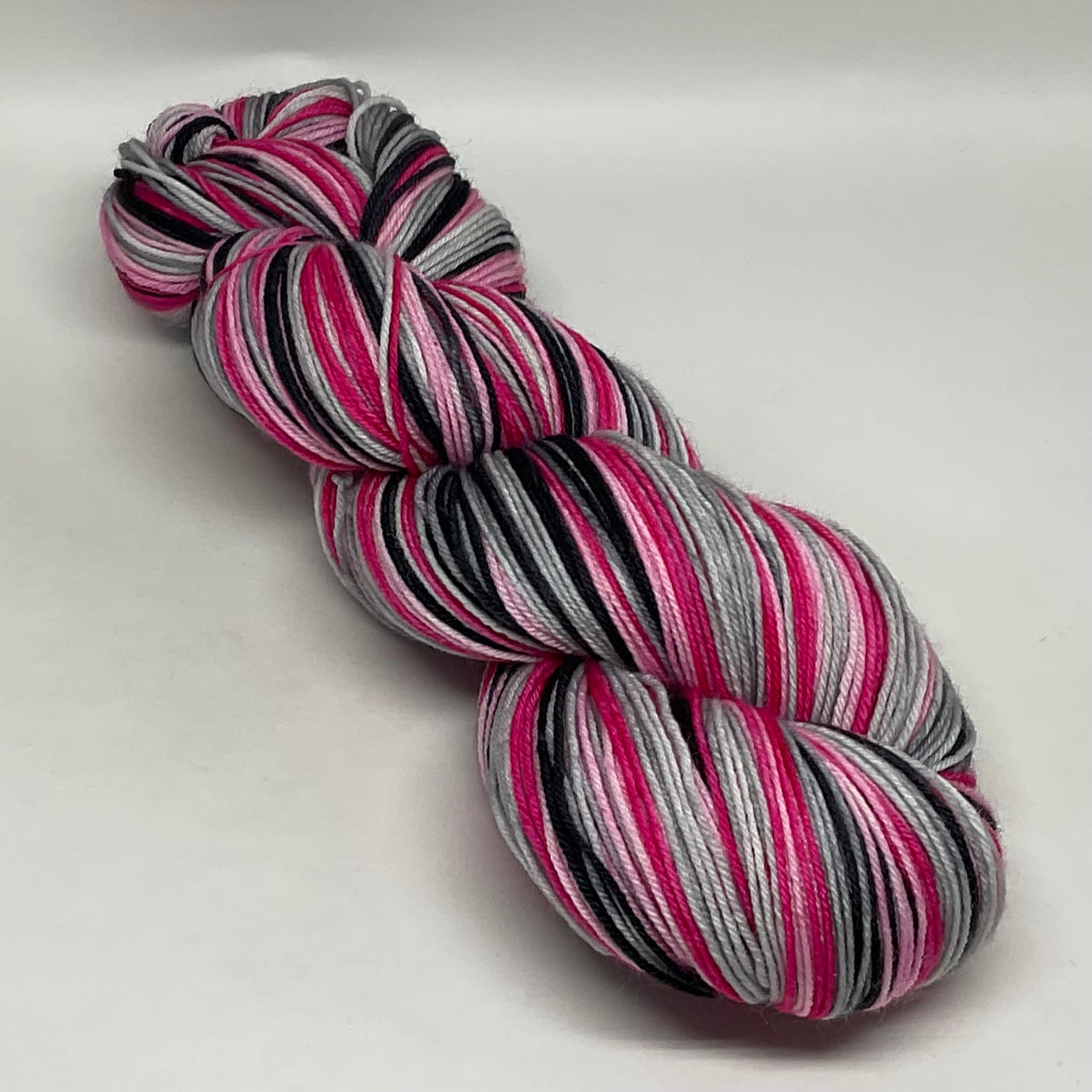 Pink Dog Balloon Five Stripe Self Striping Yarn