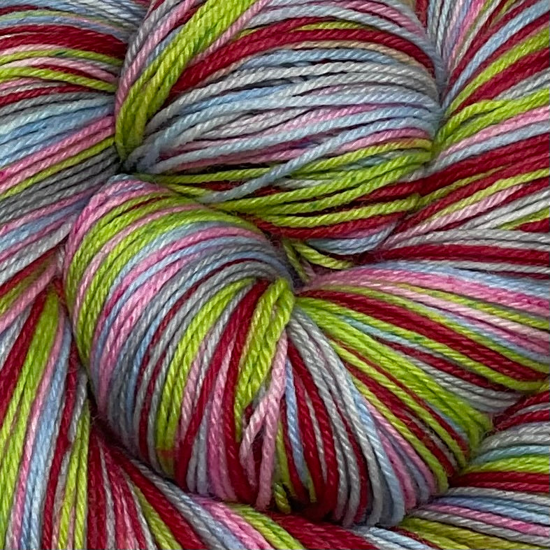 Flying Pigs by David Zinn Five Stripe Self Striping Yarn