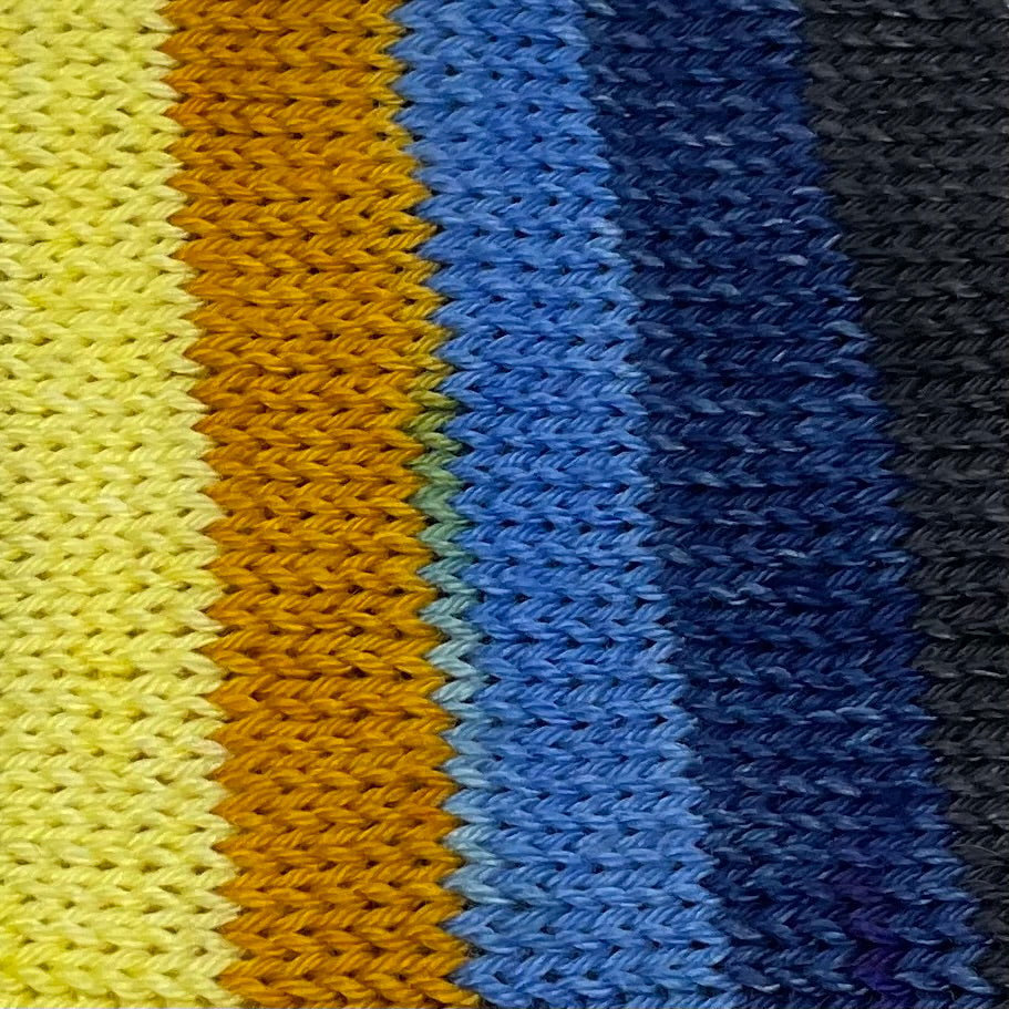 Van Gogh’s Starry Night Five Stripe Self Striping Yarn