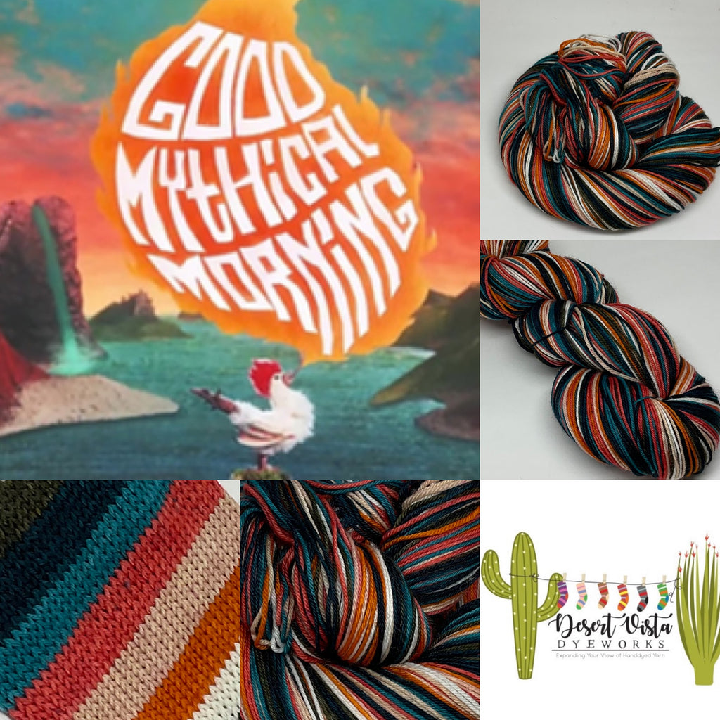 Good Mythical Morning Seven Stripe Self Striping Yarn