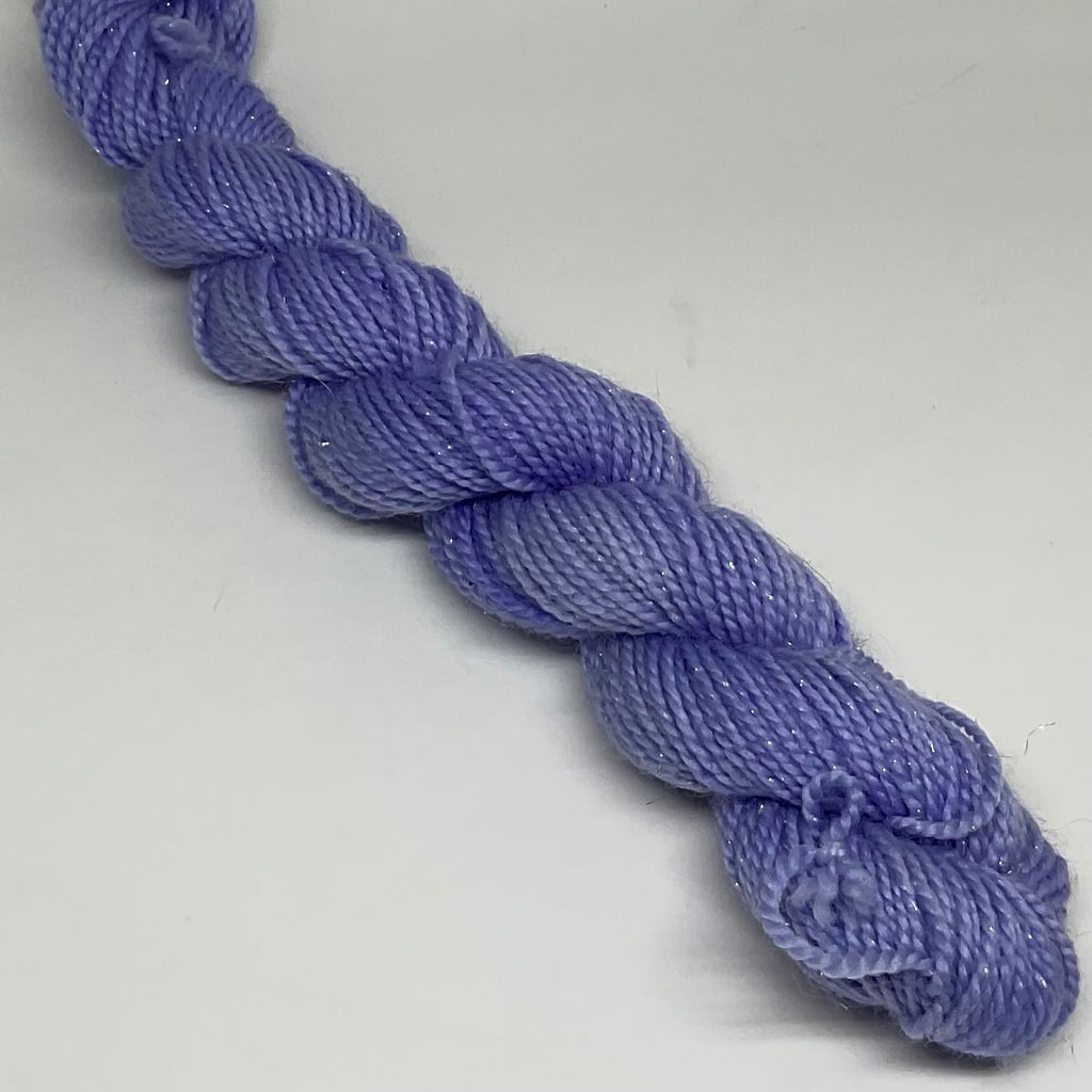 Single Pastel Lavender Mini Skein for Toes and Heels Approx. 92 yards