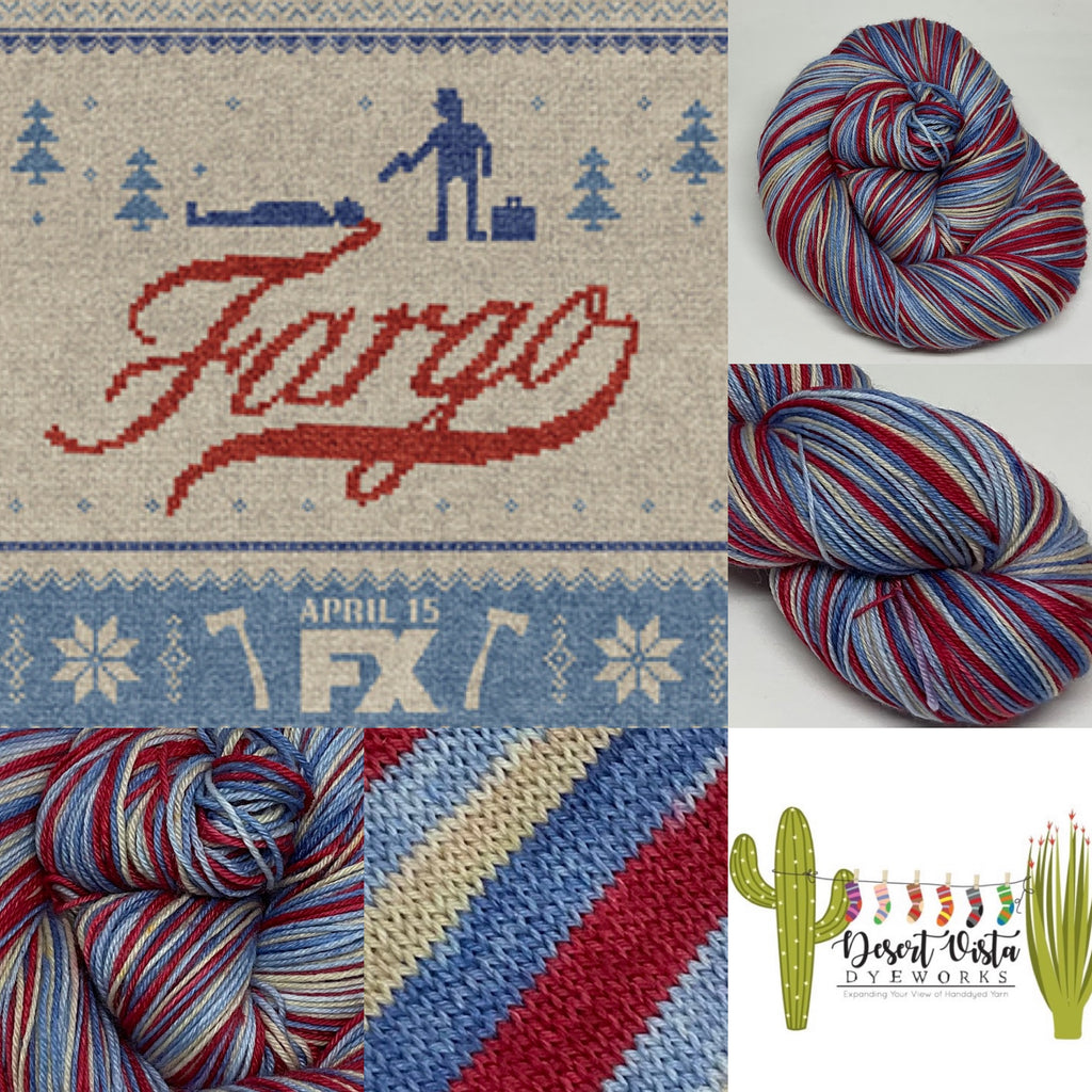 Fargo Four Stripe Self Striping Yarn