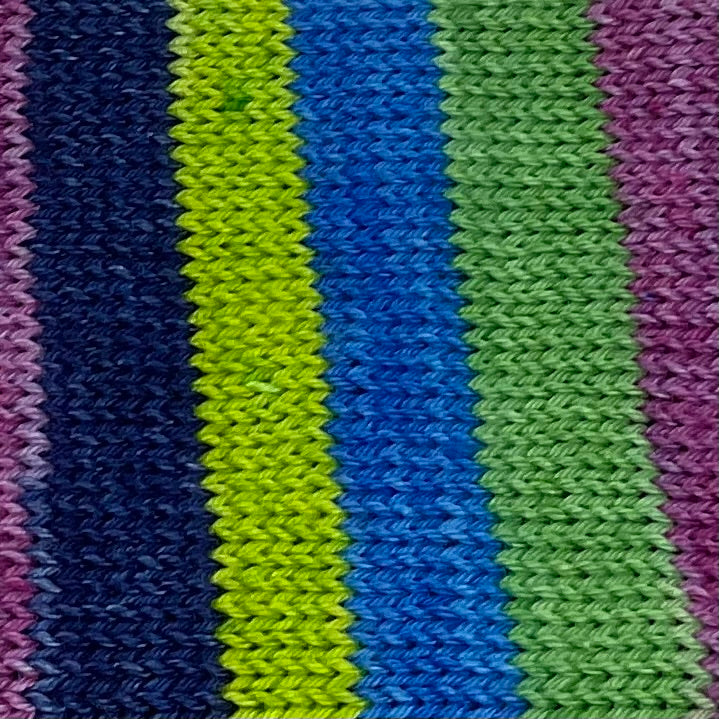 Inside Out Five Stripe Self Striping Yarn