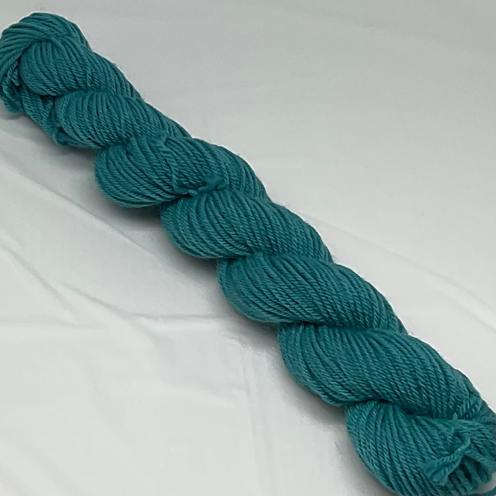 Teal Mini Skein for Toes and Heels Approx. 92 yards