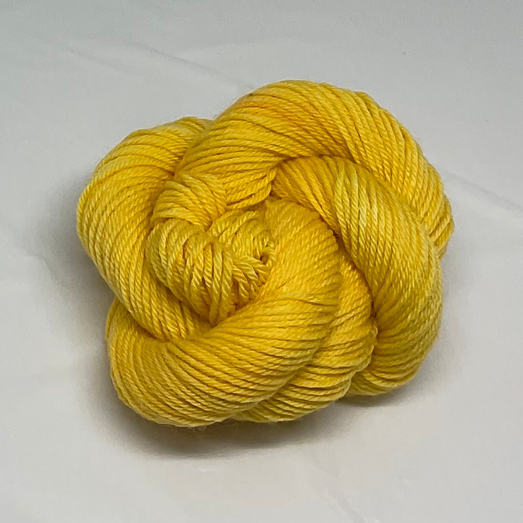 Yellow Gold Mini Skein for Toes and Heels Approx. 92 yards