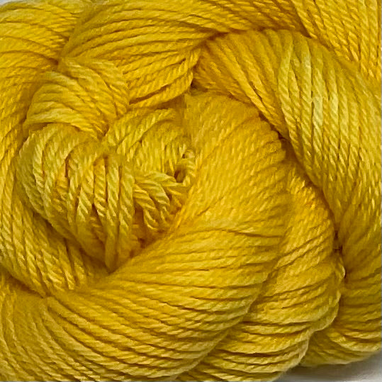 Yellow Gold Mini Skein for Toes and Heels Approx. 92 yards