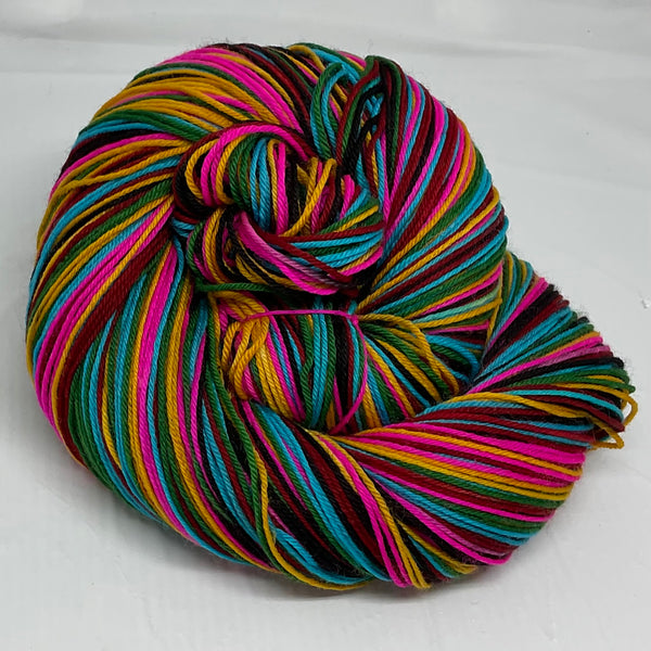 Dia de los Muertos Six Stripe Self Striping Yarn