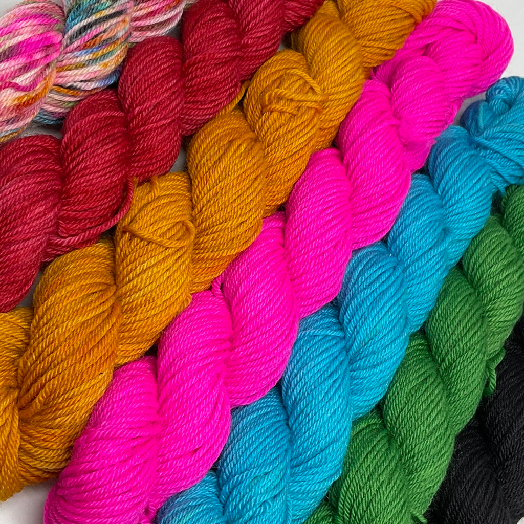 Dia de Los Muertos Mini Skein Set