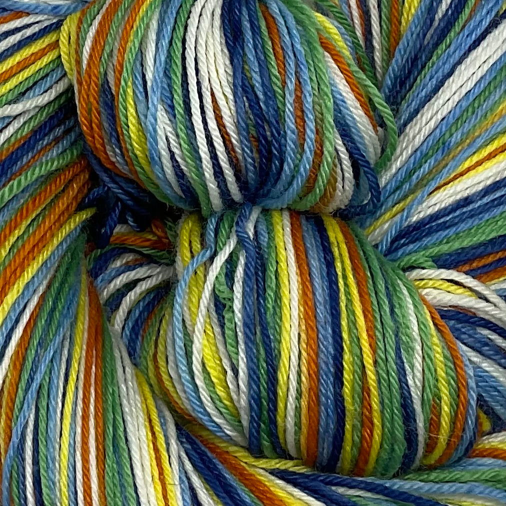 Midnight Library Six Stripe Self Striping Yarn