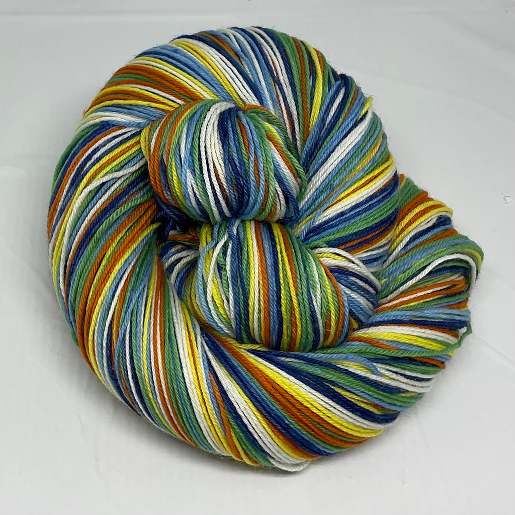 Midnight Library Six Stripe Self Striping Yarn