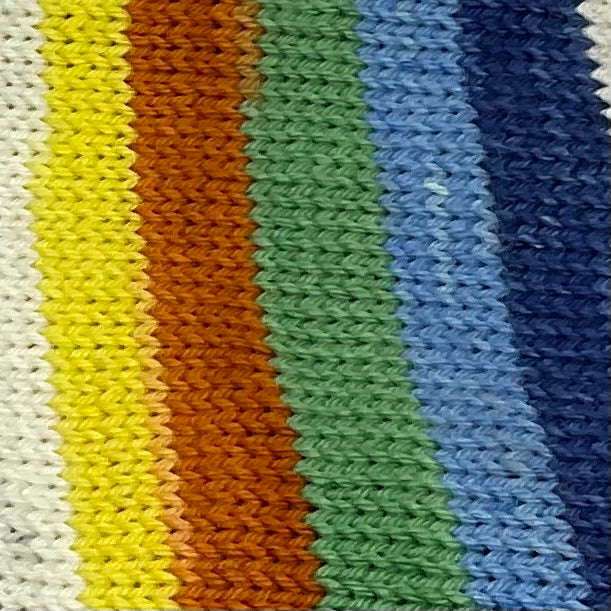 Midnight Library Six Stripe Self Striping Yarn