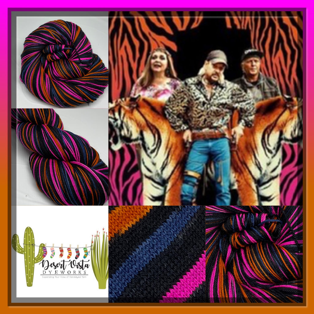Tiger King Six Stripe Self Striping Yarn