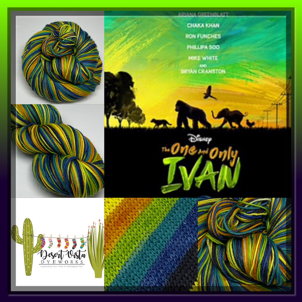 The One and Only Ivan Six Stripe Self Striping Yarn