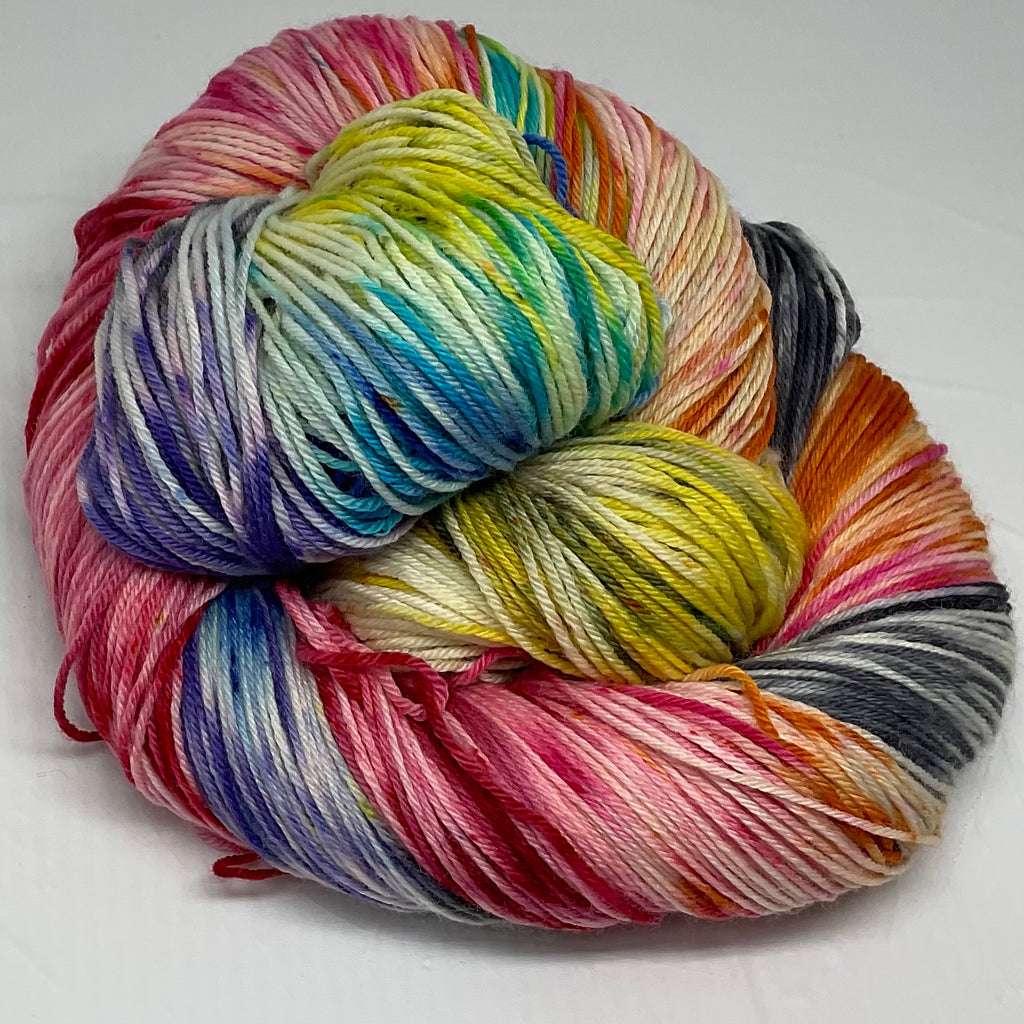 Rainbow Pantsuits Speckled Variegated Yarn