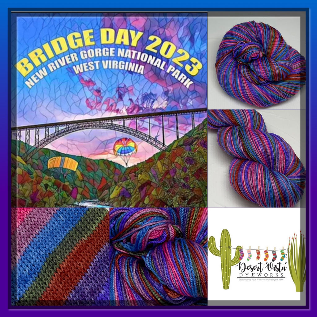 Bridge Day Seven Stripe Self Striping Yarn