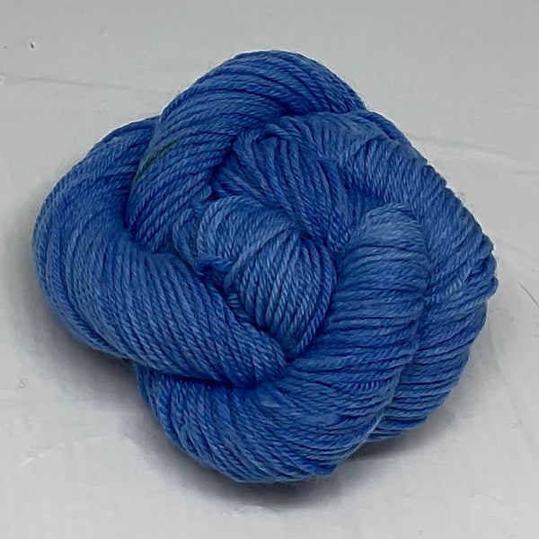 Single Cornflower Mini Skein for Toes and Heels Approx. 92 yards