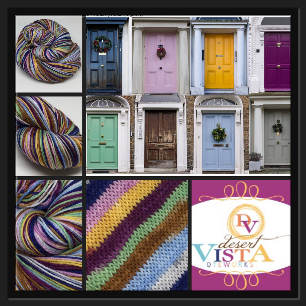 Doors Eight Stripe Self Striping Yarn