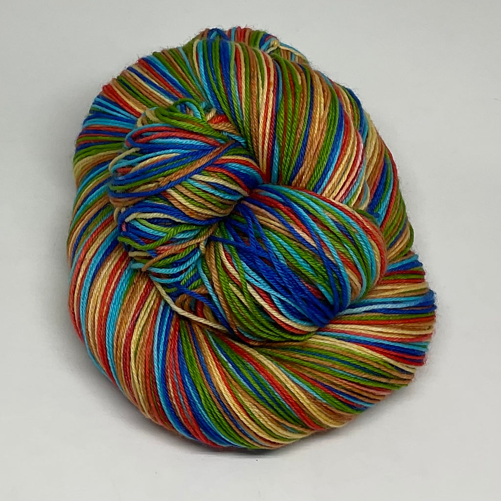 Egyptian Papyrus Six Stripe Self Striping Sock Yarn