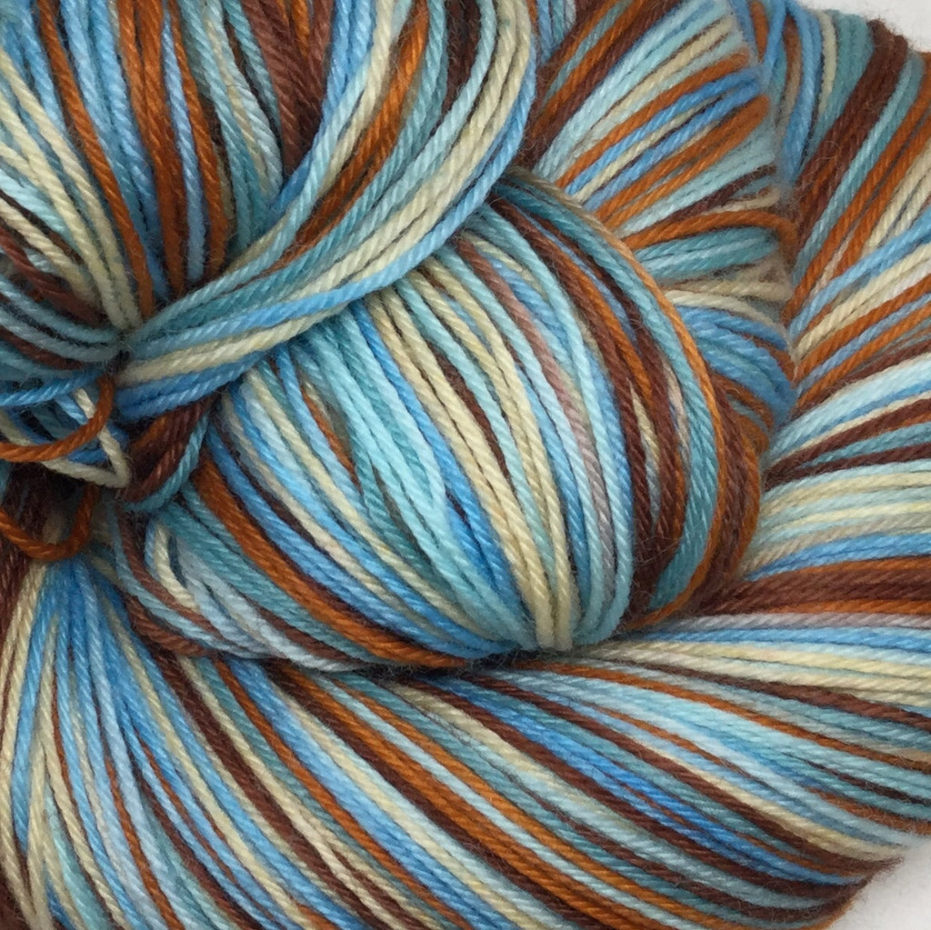 Sea Turtle Six Stripe Self Striping Yarn