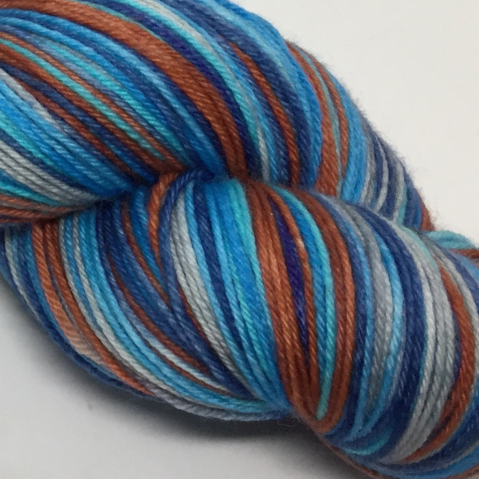 Kingfisher Five Stripe Self Striping Yarn