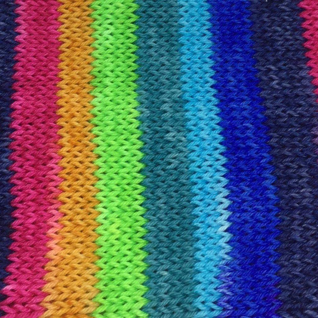 Brace Yourself Seven Stripe Self Striping Sock Yarn