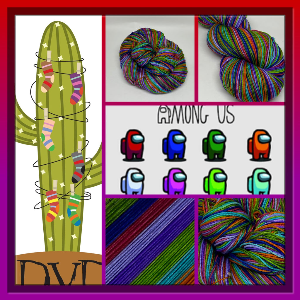 Among Us Eight Stripe Self Striping Yarn