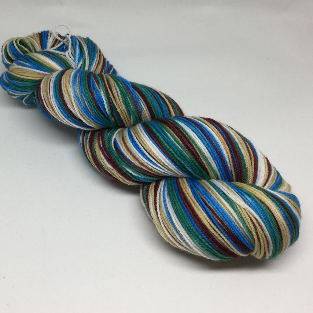 Tierra del Fuego Five Stripe Self Striping Sock Yarn
