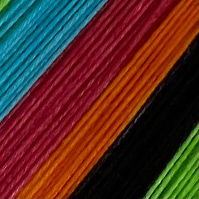 Cocktail Party Five Stripe Self Striping Yarn