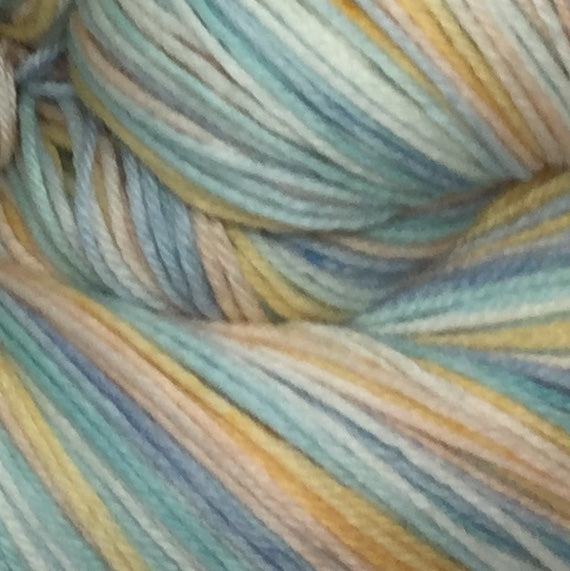 Swimming in the White Sea Six Stripe Self Striping Yarn