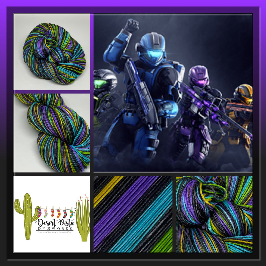 Halo Eight Stripe Self Striping Yarn