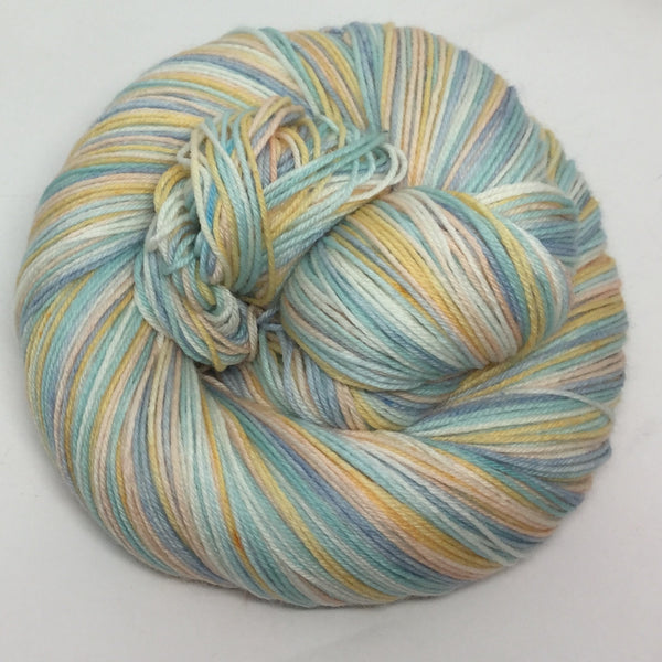 Swimming in the White Sea Six Stripe Self Striping Yarn