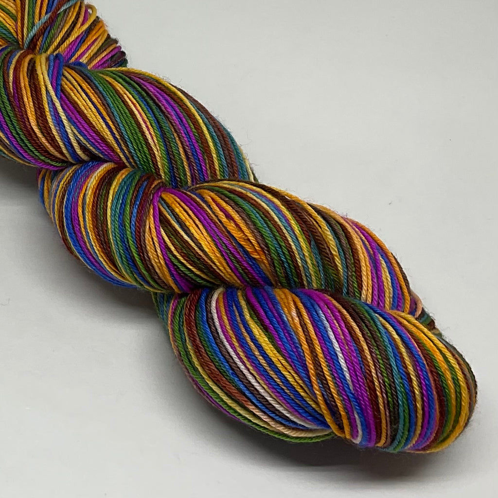 Trees Around Our World Eight Stripe Self Striping Yarn