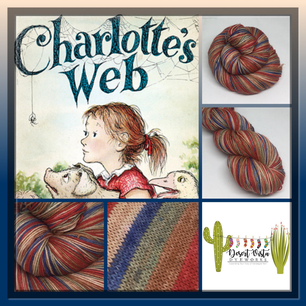 Charlotte's Web Five Stripe Self Striping Yarn