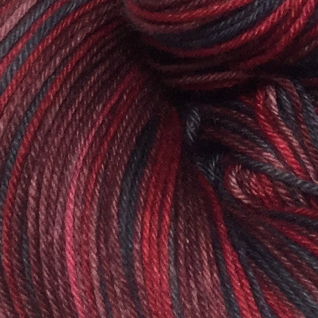 Wine & Roses Three Stripe Self Striping Yarn