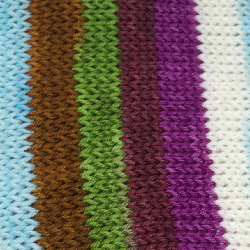 Heather in the Highlands Six Stripe Self Striping Yarn