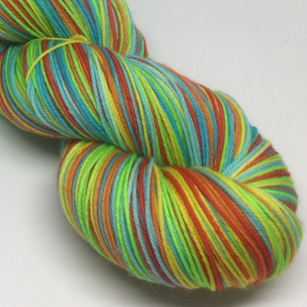 Hungry, Hungry Hippos Six Stripe Self Striping Yarn