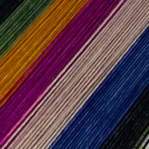 Fossey & Suzuki Six Stripe Self Striping Yarn