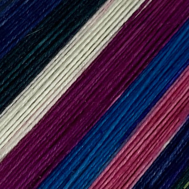 Biology & Coffee Five Stripe Self Striping Yarn