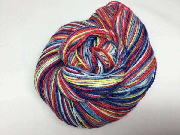 African Queen Five Stripe Self Striping Yarn