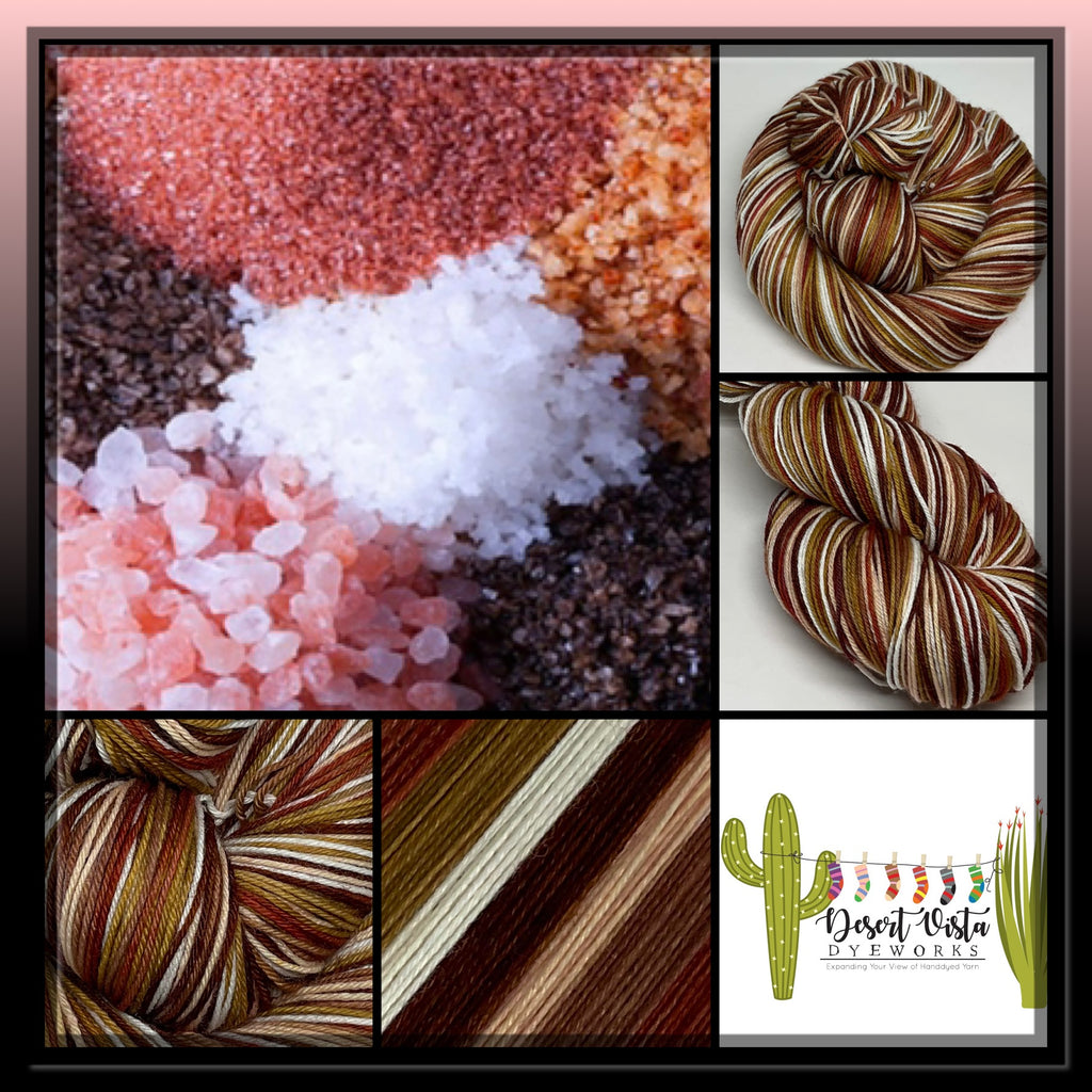 Salt Six Stripe Self Striping Sock Yarn