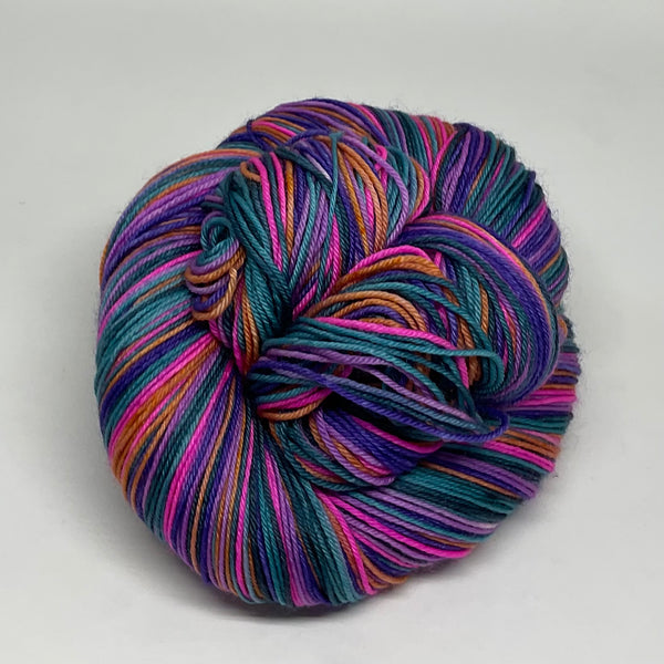 Playing with a Pallette Six Stripe Self Striping Yarn