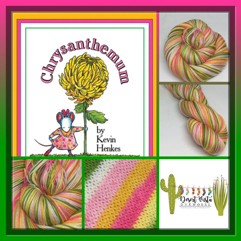 Chrysanthemum Six Stripe Self Striping Yarn