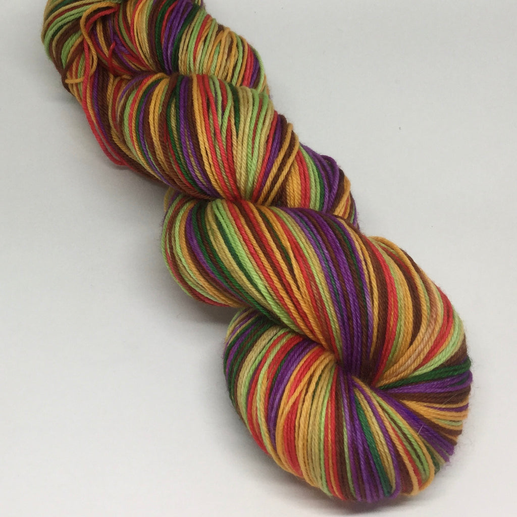 Cheeseburger Seven Stripe Self Striping Yarn