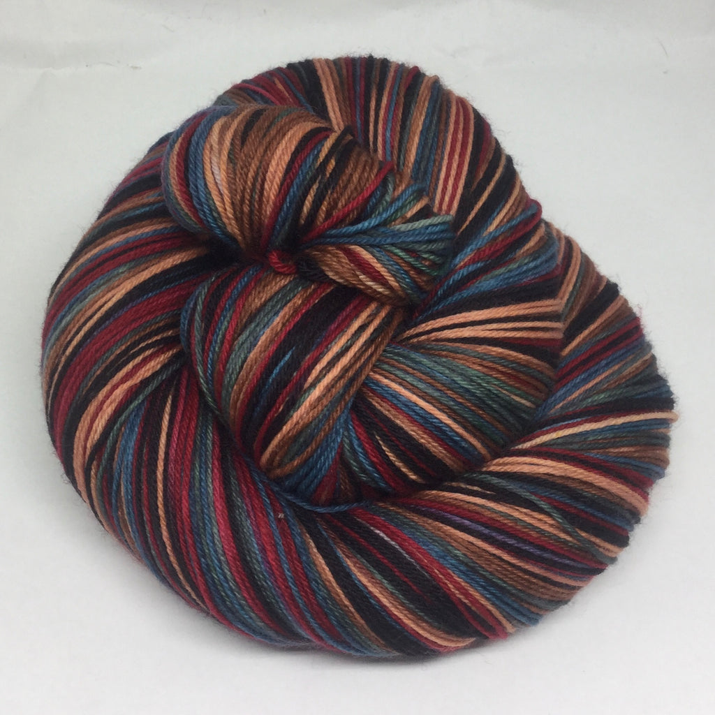 Hometown Lights Six Stripe Self Striping Sock Yarn