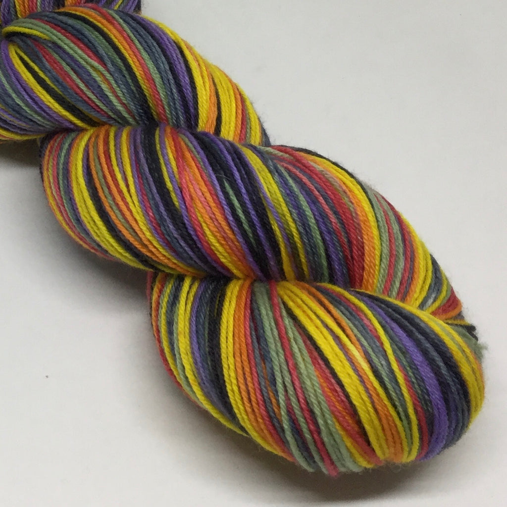 January Summer Seven Stripe Self Striping Sock Yarn